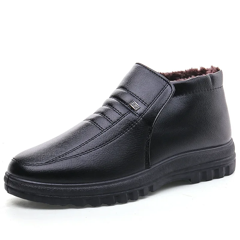 Men Shoes Ecco - Мужские ботинки больших размеров, зимняя теплая
