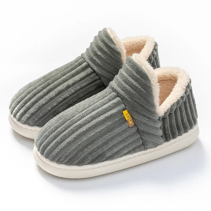 Men Shoes H&M - Зимние парные стильные лаконичные однотонные плюшевые