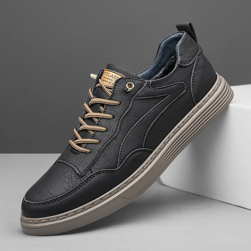 Men'S Shoes Quality Brands - Мужские повседневные туфли ручной работы, черные
