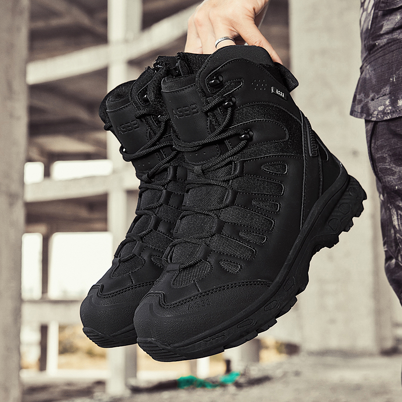 Hiking Boot Waterproof - Мужские тактические ботинки на шнуровке, брендовые,