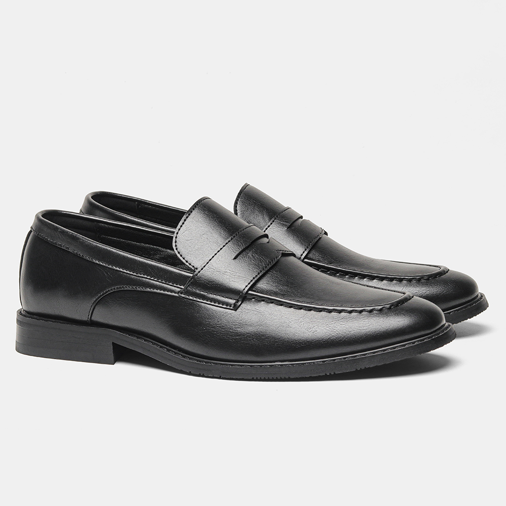 Мужские черные лоферы-пенни: к – обзор и цена Men Shoes For Office Work
