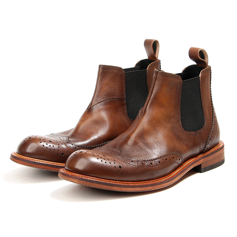 Новые мужские винтажные ботиль – обзор и цена Men'S Shoes Brogues