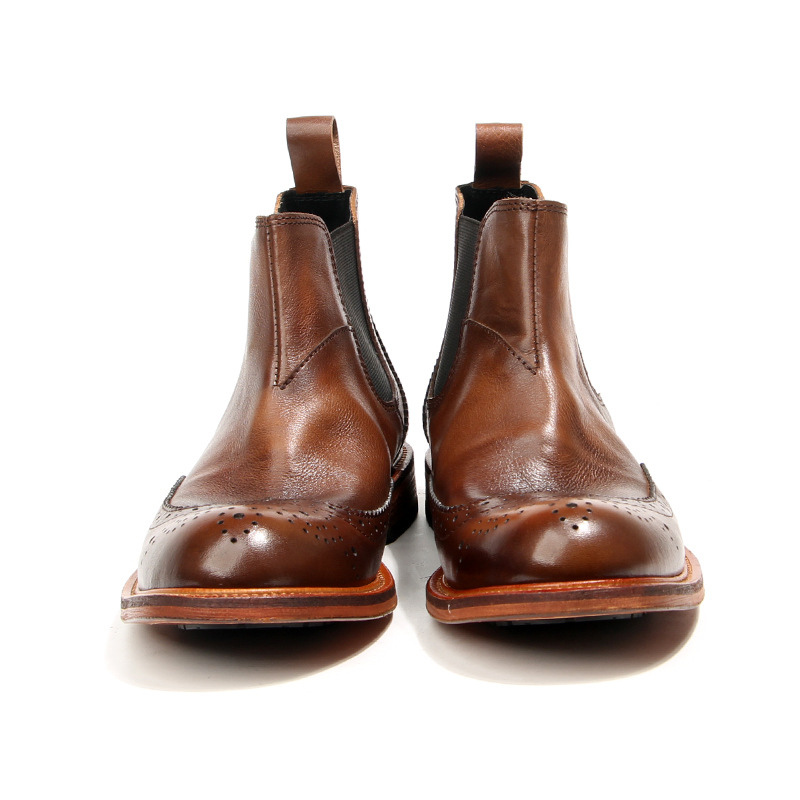Новые мужские винтажные ботиль – обзор и цена Men'S Shoes Brogues