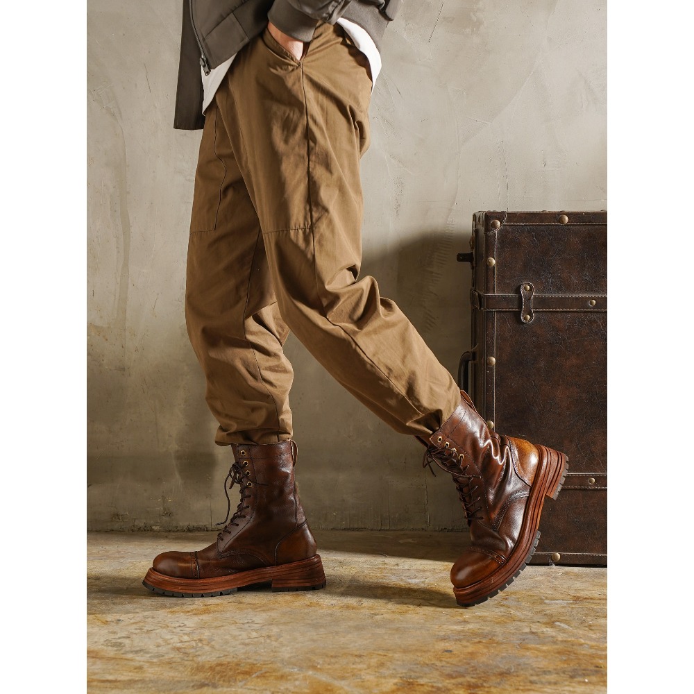 Мужские мотоциклетные ботинки  – обзор и цена Men'S Shoes Brogues