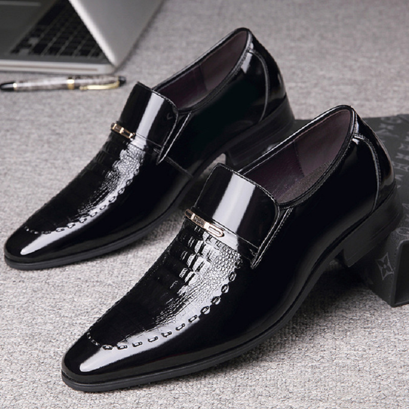 Мужская кожаная обувь Лакирова – обзор и цена Men Shoes For Office Work