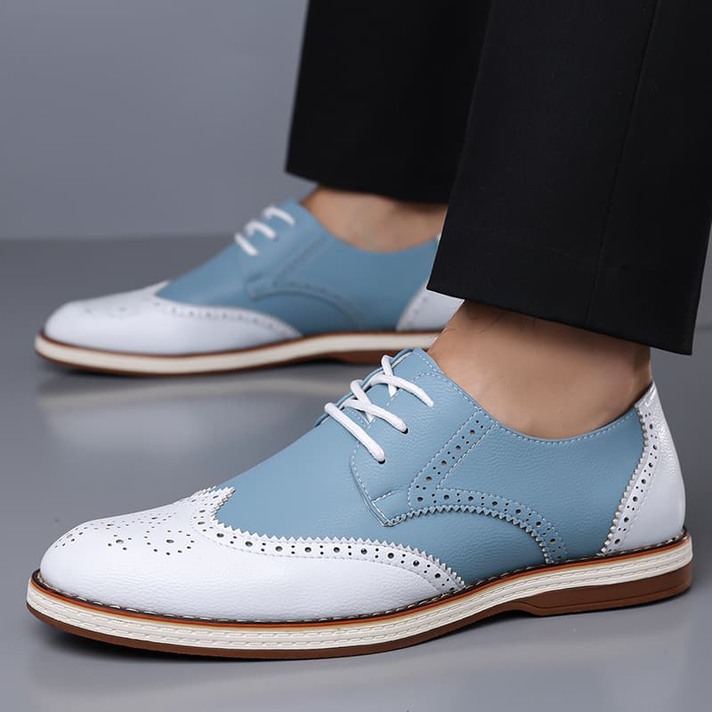 Мужские белые и синие двухцвет – обзор и цена Men'S Shoes Brogues