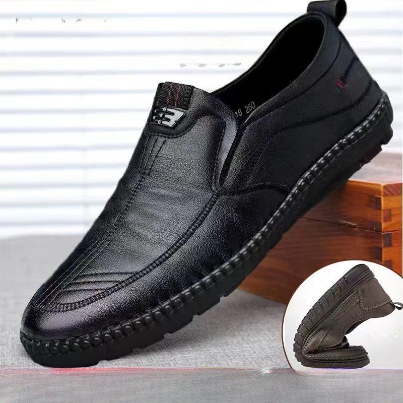 Мужские кожаные лоферы, нескол – обзор и цена Men Shoes For Office Work