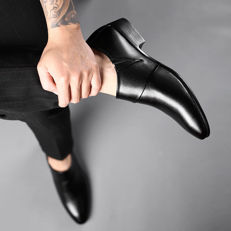 Мужские кожаные туфли-оксфорды – обзор и цена Men Shoes For Office Work