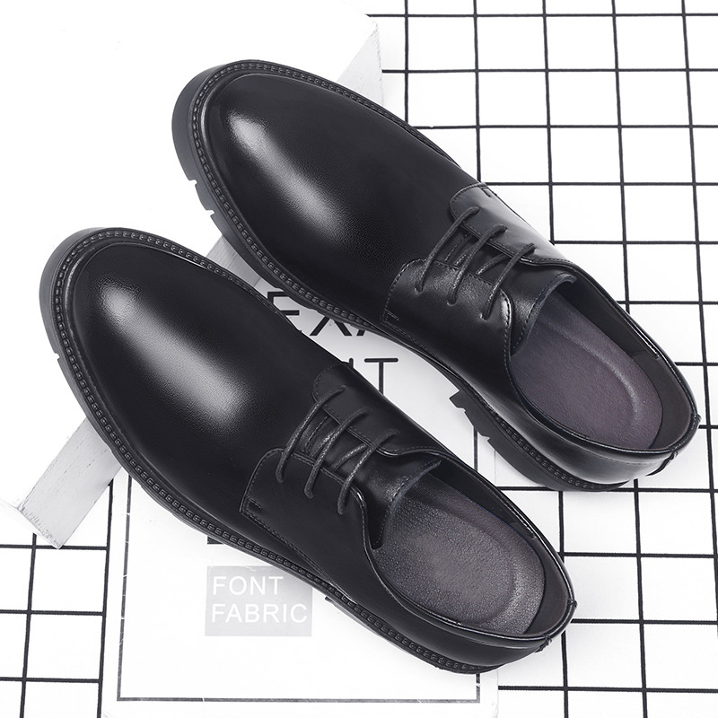 Мужские черные кожаные туфли н – обзор и цена Men Shoes For Office Work